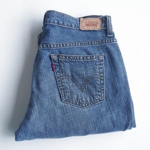 LEVI' S 505 STRAIGHT LEG DENIM JEANS